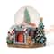 Glitzhome® 7.75" Lighted Musical Christmas Tree on Fireplace Waterglobe